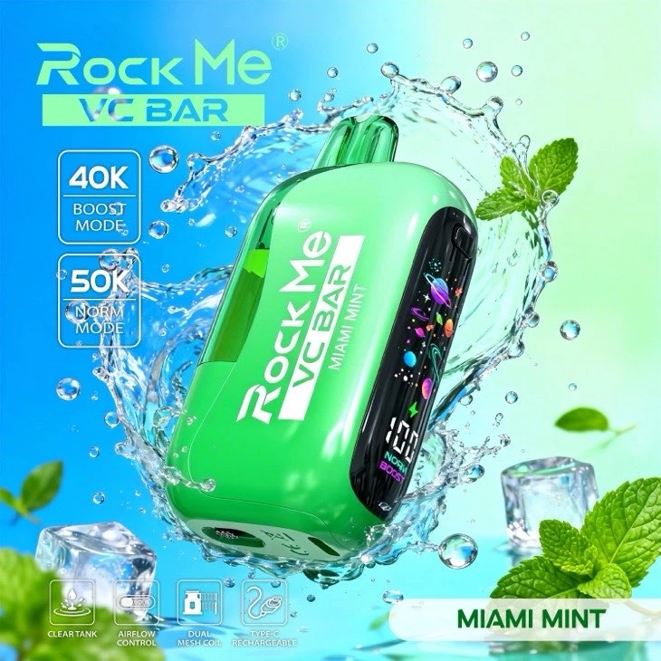 LUCKEE ROCKME VC Bar 50000 Puffs Disposable Vape Wholesale best